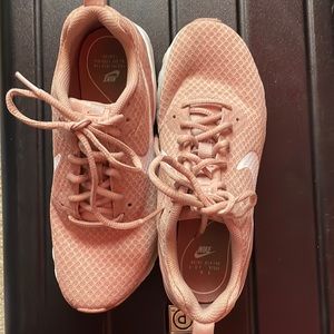 Pink Nike gym shoes